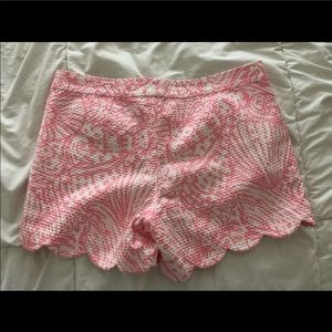 5 inch lily pulitzer scalloped short